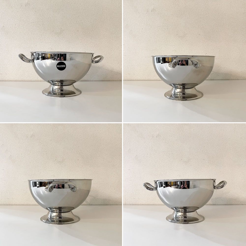 アレッシィ ALESSI ハンドル付ボウル チューリン W31.5cm ステンレス製 アルフラアレッシィ イタリア 廃番 ◎
