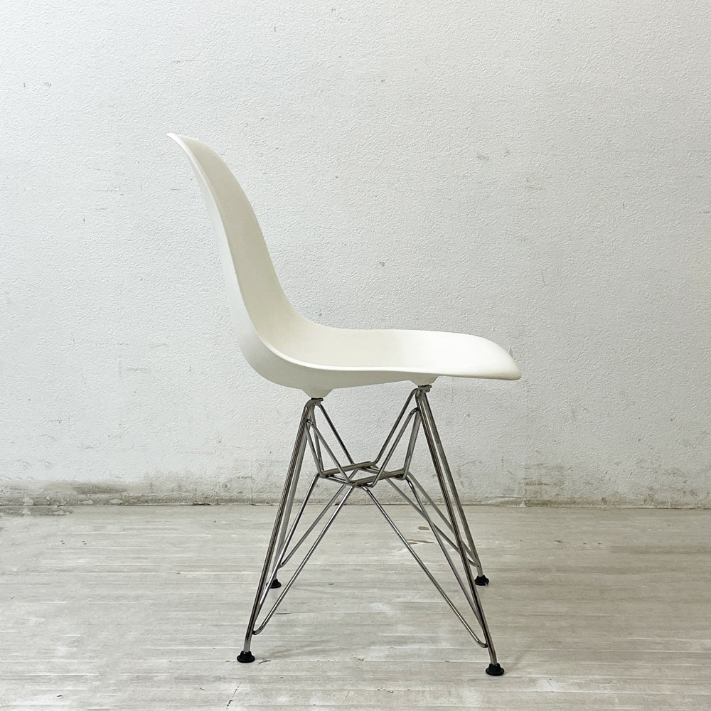 ハーマンミラー Herman Miller サイドシェルチェア ポリプロピレン製 エッフェルベース ホワイト C&R イームズ ミッドセンチュリー C ●