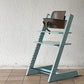 ストッケ STOKKE トリップトラップ TRIPP TRAPP ベビーチェア キッズチェア S/N無し ガード・グライダー付き アクアブルー ノルウェー 北欧家具 ◇