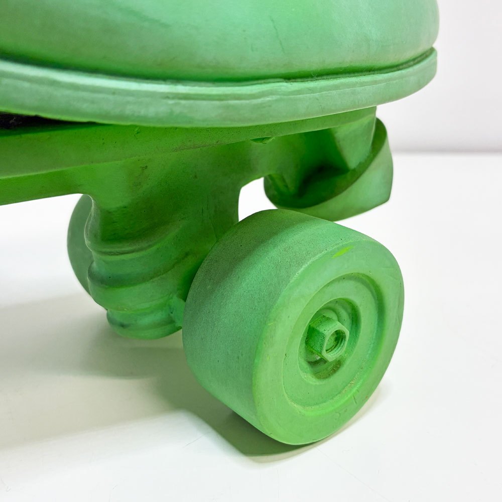 エリアウェア Areaware ブックエンド Green Roller Skate Bookend オブジェ ハリー・アレン Harry Allen アメリカ 現状品 ●