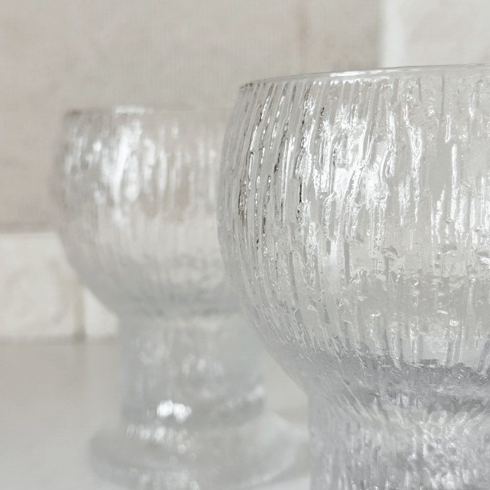 イッタラ iittala ケッケリト Kekkerit ビアグラス H14cm ティモ・サルパネヴァ ビンテージ ペア 北欧食器 A ◎