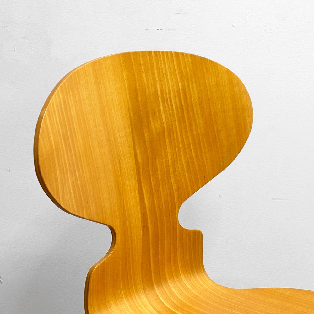 フリッツハンセン Fritz Hansen 3101 アリンコチェア アントチェア 4本脚 ナチュラルビーチ ラッカー仕上げ アルネ・ヤコブセン E ●