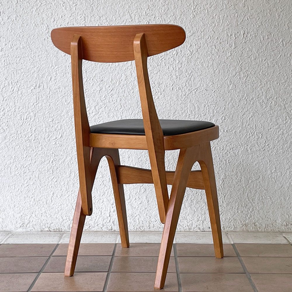 モダンデザイン Modern design ダイニングチェア 合皮 レトロ ジャパニーズモダン ◇