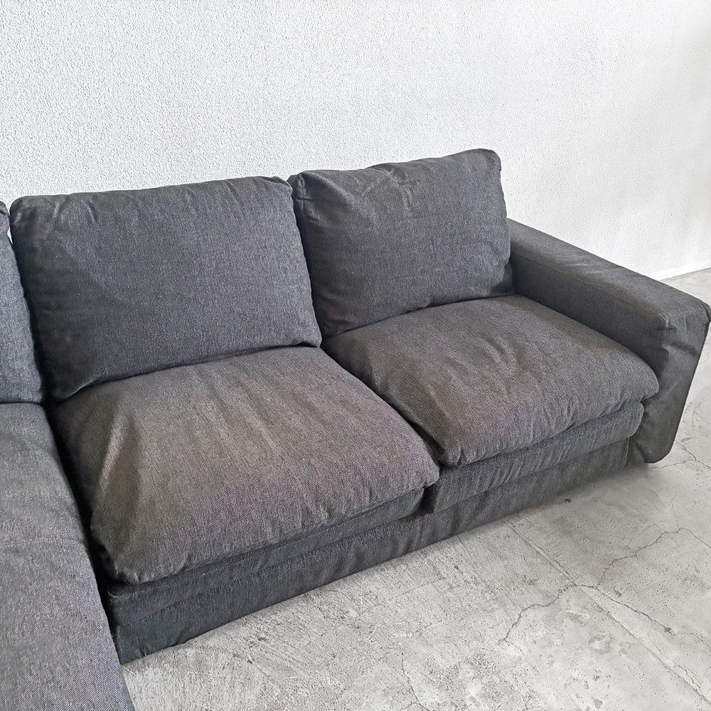 アクタス ACTUS × フクラ HUKLA トリノ TORINO カウチソファ W250cm カバーリングファブリック 廃番