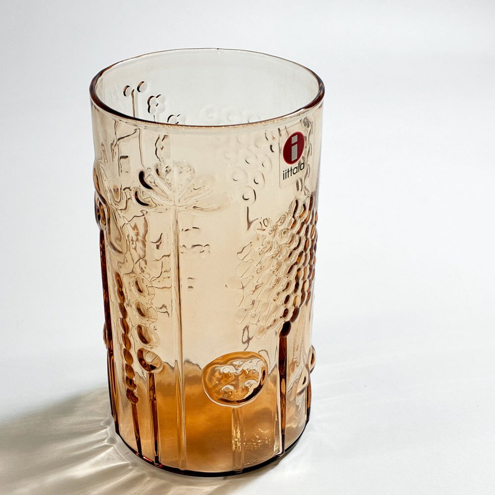 イッタラ iittala フローラ Flora タンブラー セビリアオレンジ プレスガラス オイバ・トイッカ 北欧食器 フィンランド ★