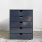 ユーエスエムハラー USM Haller モジュラーファニチャー Modular Furniture ハラーシステム イノス inos レターケース ５段 A ■