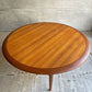 CFC Silkeborg シケルボー  ラウンド コーヒーテーブル センターテーブル チーク材×ラタン ヨハネスアンダーセン デンマーク 北欧ビンテージ 希少 ♪