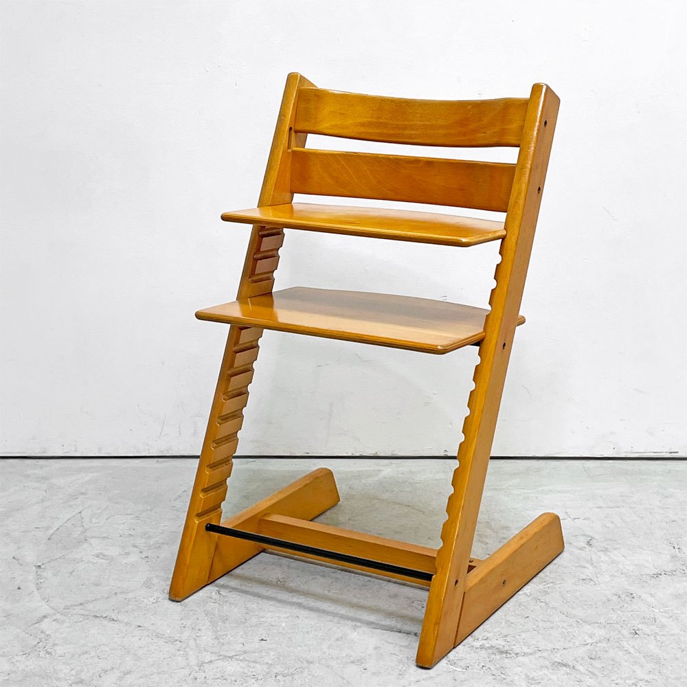 ストッケ STOKKE トリップトラップ TRIPP TRAPP ベビーチェア キッズチェア S/N無し ノルウェー 北欧家具 ナチュラル B ●