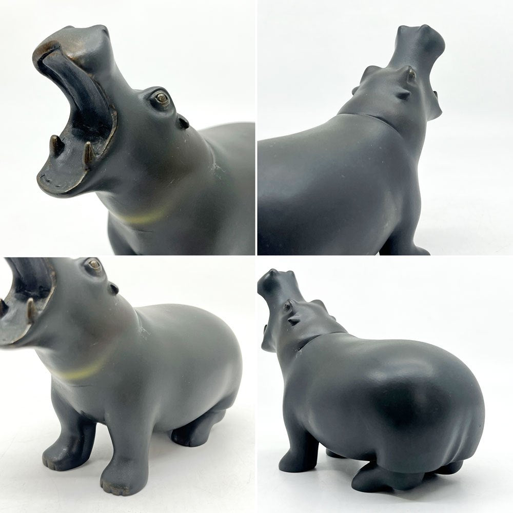 フランソワポンポン François Pompon フィギュア カバ Hippopotame フランス オブジェ 彫刻 セラミック  ●