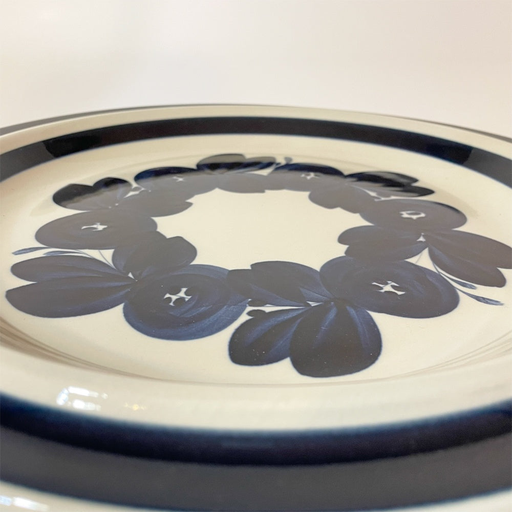 アラビア ARABIA アネモネ Anemone サービング プレート 大皿 33ｃｍ ウラ・プロコッペ 王冠ロゴ ビンテージ 北欧食器  ★