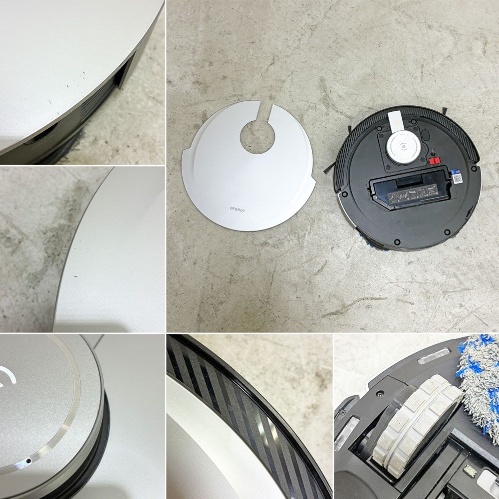 エコバックス Ecovacs X1 OMNI Dex11 お掃除ロボット 全自動水拭き機能・熱風乾燥機能 音声アシスタント機能 基本動作確認済み ●