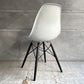 ハーマンミラー HermanMiller サイドシェルチェア ドゥエルレッグ DSW アルパイン × エボニー ポリプロピレン製 イームズ ミッドセンチュリー 廃番色 ♪