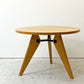 ヴィトラ vitra ゲリドン Gueridon ダイニングテーブル ラウンド ナチュラルオーク 無垢材 Φ105cm ジャン・プルーヴェ 定価399,300円 ●