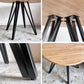 かなでもの KANADEMONO ザ・カフェテーブル THE CAFE TABLE ラバーウッド ラウンド Φ90cm スチール ナチュラル × ブラック ■