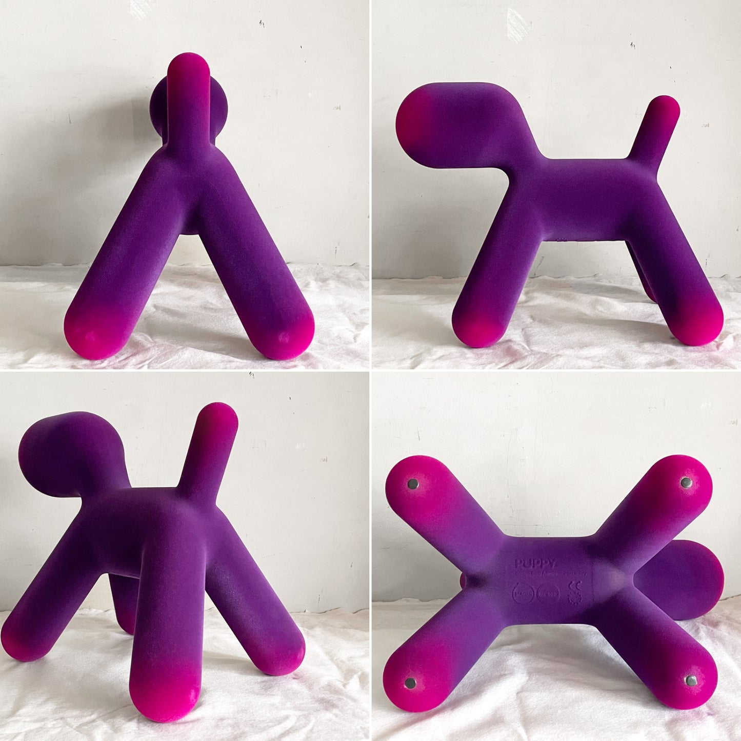 マジス MAGIS パピー PUPPY トイドッグ S ベルベット グラデーション バイオレット・フューシャ 起毛 エーロアールニオ 未使用品 ■