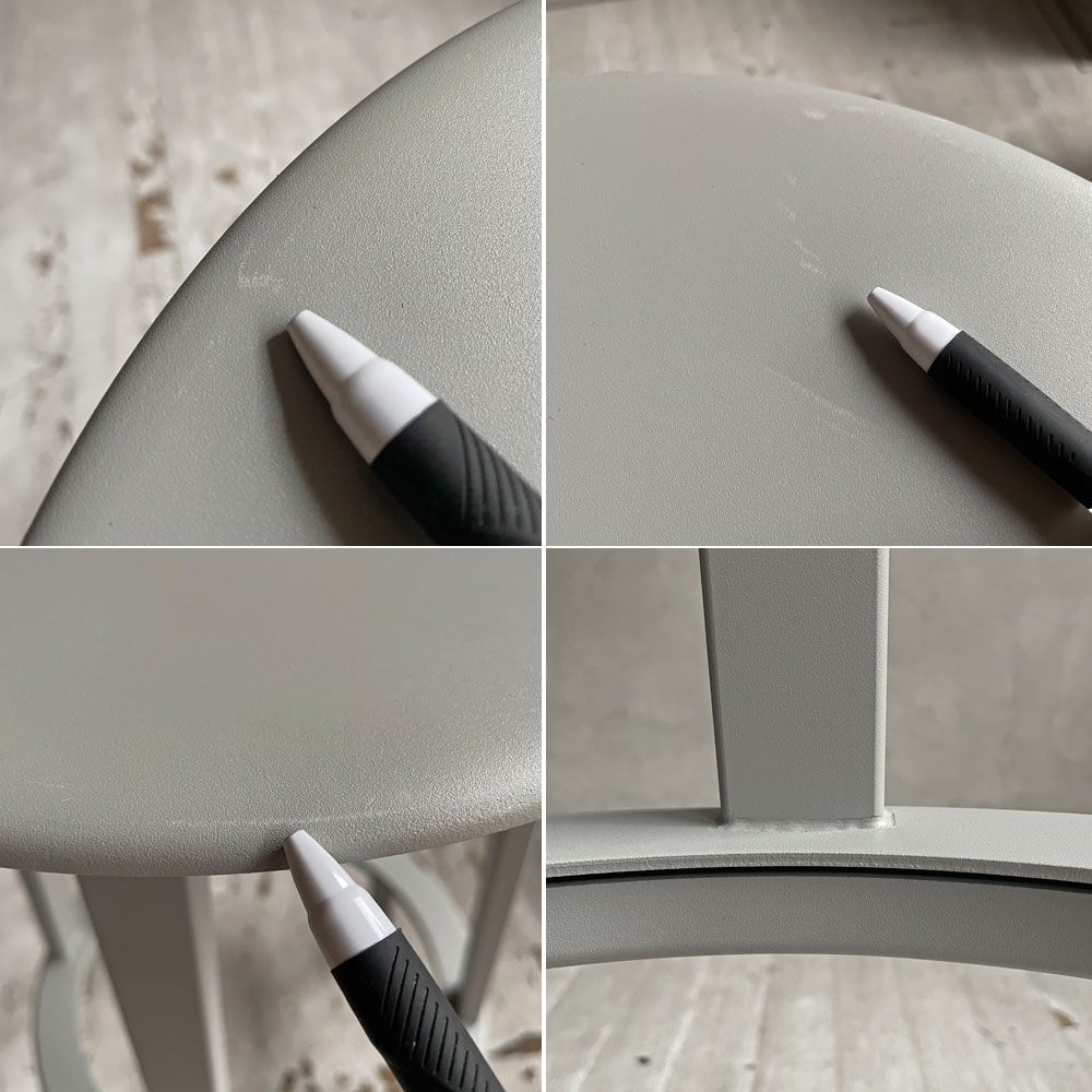 ヘイ HAY リボルバー バースツール ロー REVOLVER BAR STOOL LOW H65cm スカイグレー 回転式座面 レオン・ランズメイヤー デンマーク B ♪