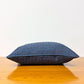カッシーナイクスシー Cassina ixc. クッション W45cm ターコイズブルー×ブラウン フェザー 織柄 モダン B ◎