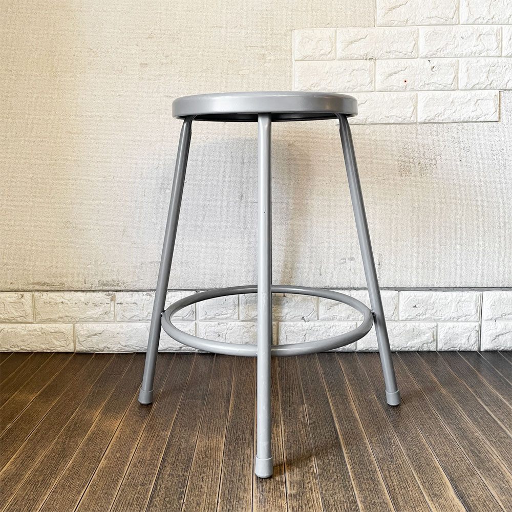 パシフィックファニチャーサービス Pacific Furniture Service P.F.S. ラボスツール LAB STOOL ハイスツール Mサイズ H61cm USビンテージスタイル 定価￥14,300- A ◎