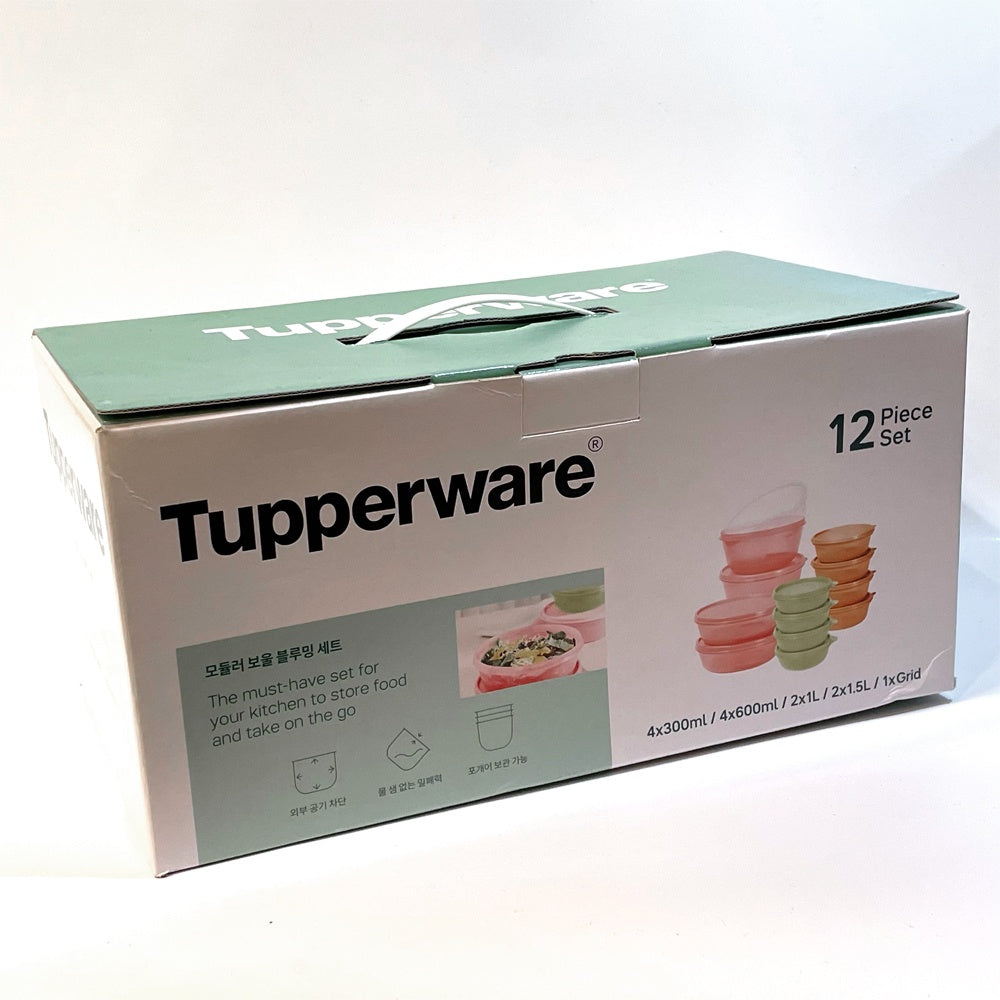 タッパーウェア Tupperware ボール ファンタスティック 12ピースセット 保存容器 未使用保管品 ハンディーボウル MMボウル ★