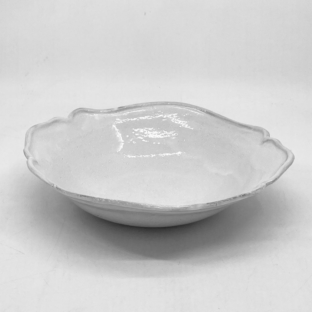 アスティエ・ド・ヴィラット ASTIER de VILLATTE バック Bac ミディアムスーププレート 19cm 陶器 フランス ホワイト B ●