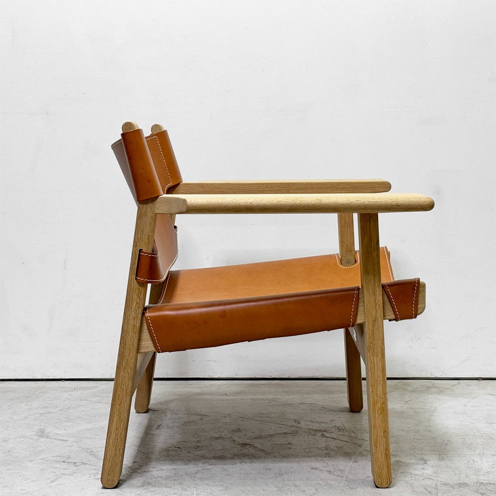 フレデリシア FREDERICIA スパニッシュチェア The Spanish Chair 2226 オーク材 ナチュラルレザー ボーエモーエンセン デンマーク 名作椅子 定価￥843,700- ●