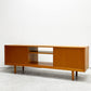 クロロス CHLOROS Cut Through 2step テレビボード AVボード チーク材 北欧スタイル 152cm 定価￥73,700- ●