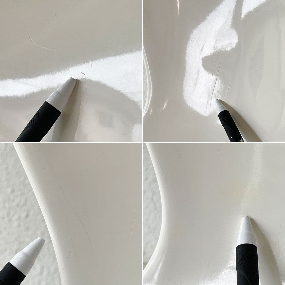 イデー IDEE ヨーンチェア YAWN CHAIR FRP ホワイト ダイニングチェア 廃番品 岡嶌 要 デザイン ◇