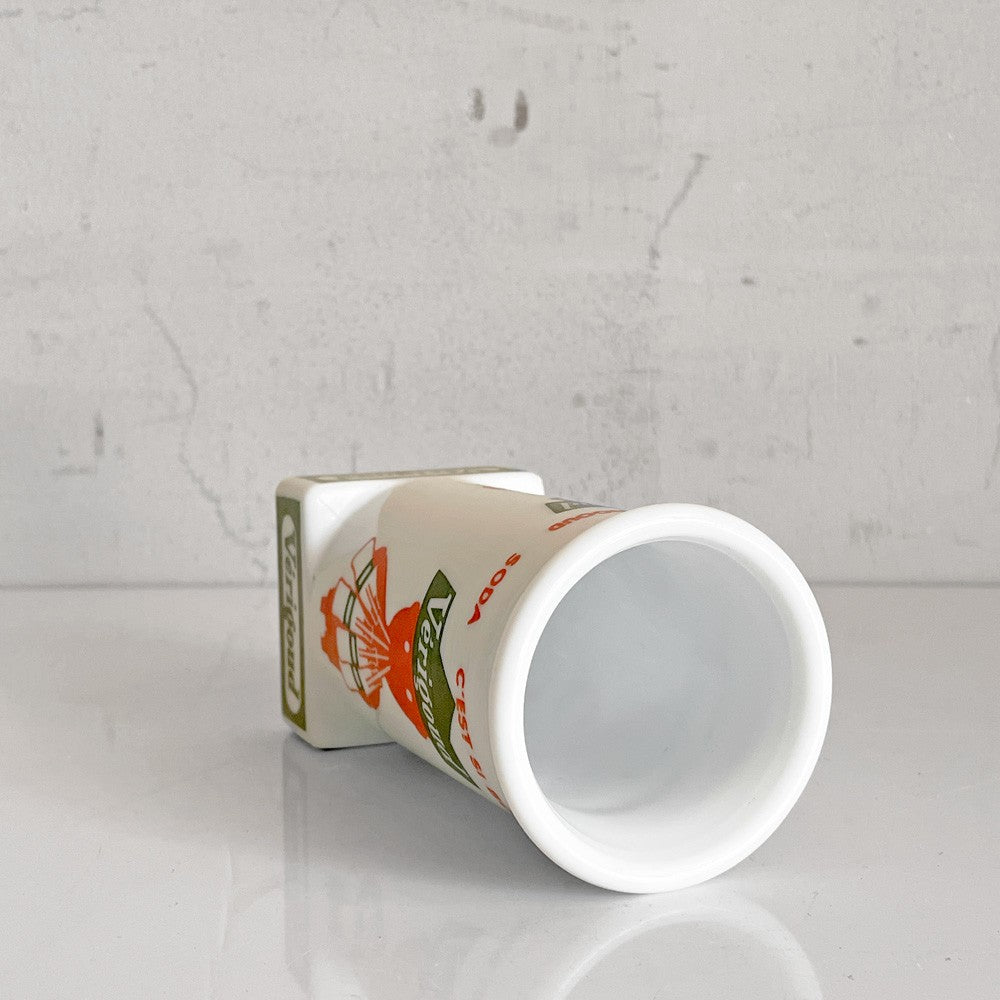 ヴェリグゥ Verigoud ミルクガラス製 ストロースタンド レイモン・サヴィニャック 60's ビンテージ ■