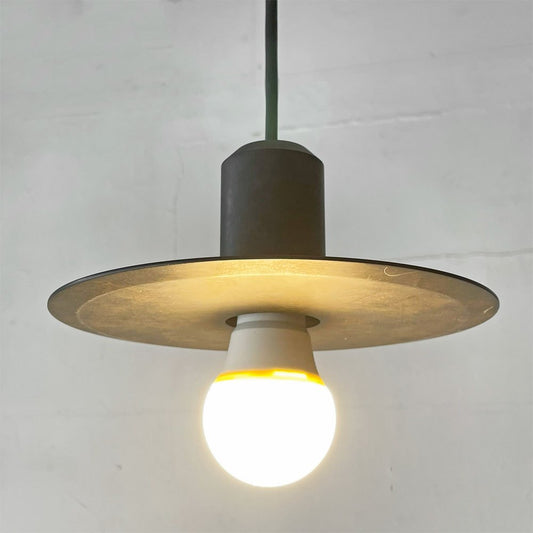 ニューライトポタリー New Light Pottery バレットフラットシェード Bullet flat shade 190 ペンダントライト ブラック 定価64,900円 ★