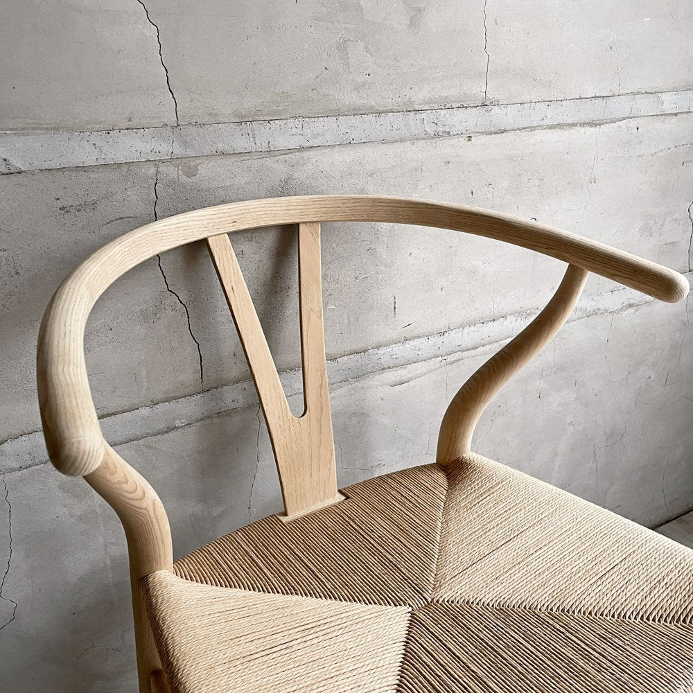 カールハンセン&サン Carl Hansen & Son CH24 Yチェア アッシュ材 ソープフィニッシュ 日本仕様サイズ 座面張替済 ハンス・J・ウェグナー デンマーク 北欧家具 ♪