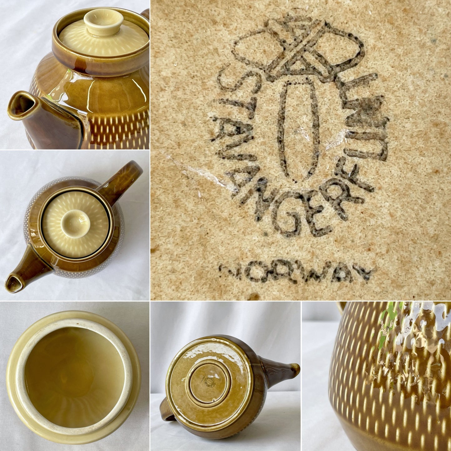 スタヴァンゲルフリント Stavangerflint ブリュネット Brunette ポット ビンテージ ノルウェー 北欧食器  ◇