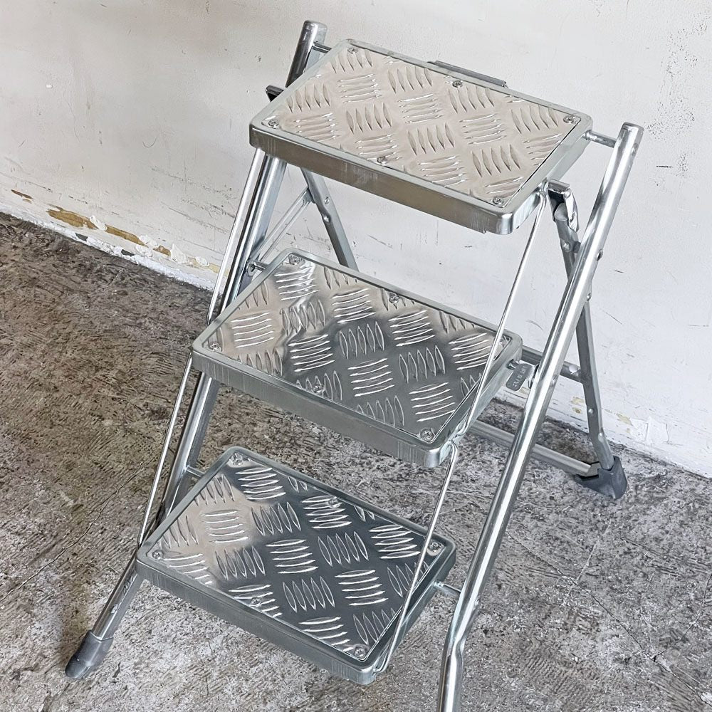 ダルトン DULTON フォールディング 3 ステップス FOLDING 3STEPS GALVANIZED 脚立 インダストリアル 廃番 ■