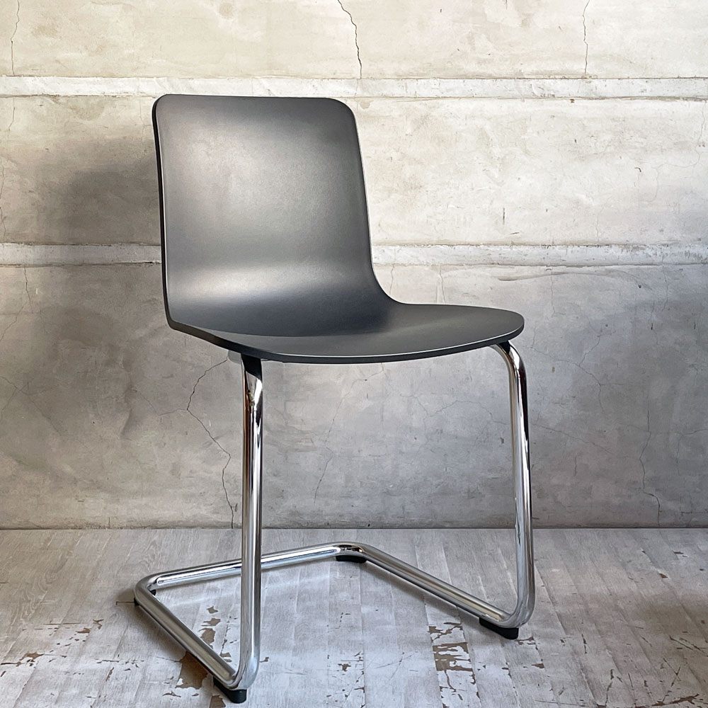 ヴィトラ Vitra ハル RE キャンチレバー HAL RE CANTILEVER ダイニングチェア ブラック ジャスパー モリソン カンチレバー モダン A ♪