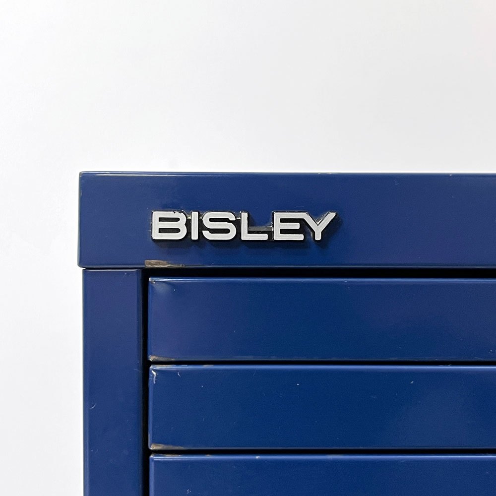 ビスレー BISLEY ベーシック BASICシリーズ BA3/8B キャビネット 8段 デスクキャビネット オフィス家具 ブルーカラー ●