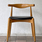 カールハンセン＆サン Carl Hansen & Son CH20 エルボーチェア ダイニングチェア オーク材 レザー 本革 ハンス・J・ウェグナー ◇