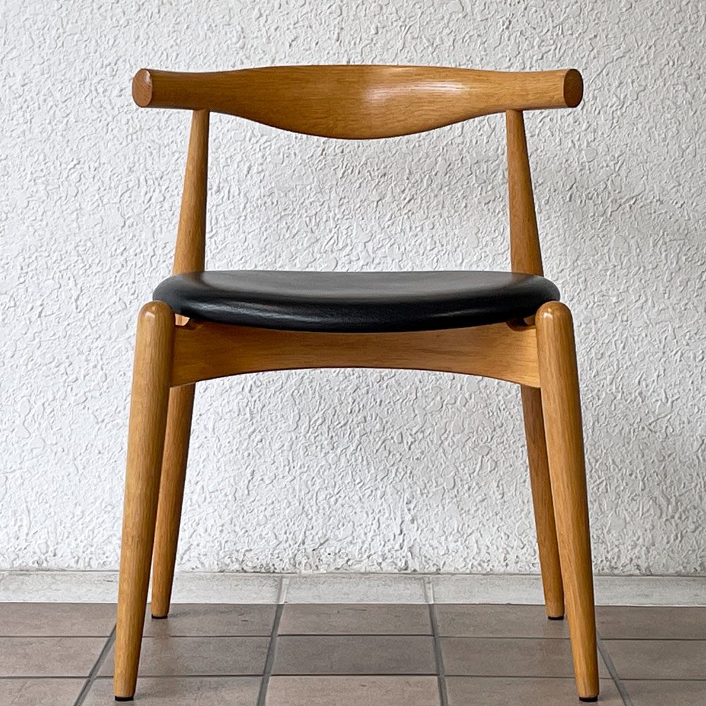 カールハンセン＆サン Carl Hansen & Son CH20 エルボーチェア ダイニングチェア オーク材 レザー 本革 ハンス・J・ウェグナー ◇