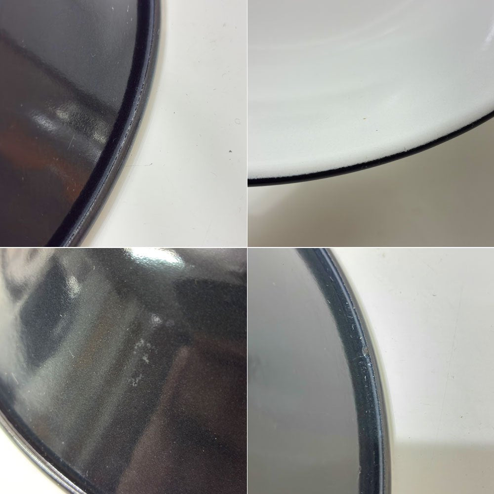 イデー IDEE ホーロー ペンダントライト ランプ PORCELAIN ENAMELED IRON 琺瑯 ブラック インダストリアル ●