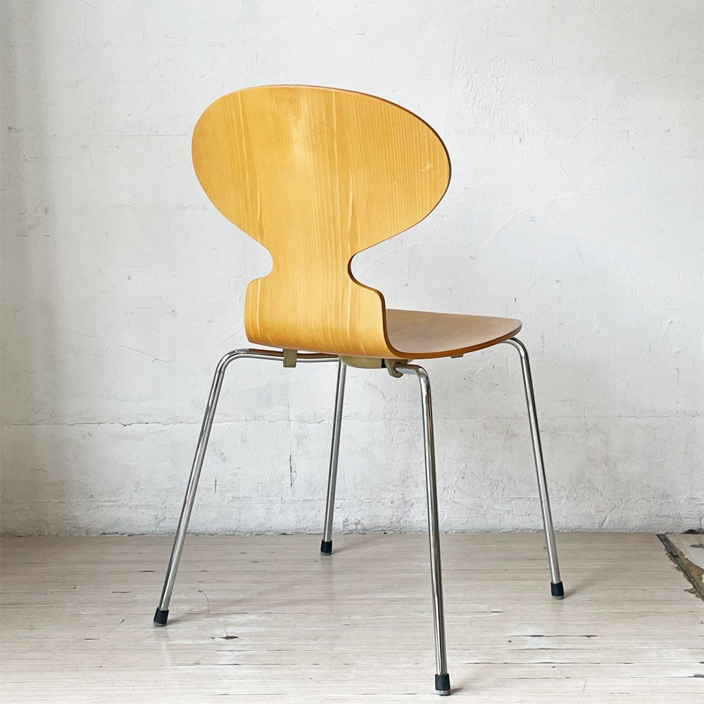 フリッツハンセン Fritz Hansen 3101 アリンコチェア アントチェア 4本脚 ナチュラルビーチ ラッカー仕上げ フェルトグライズ アルネ・ヤコブセン D ★