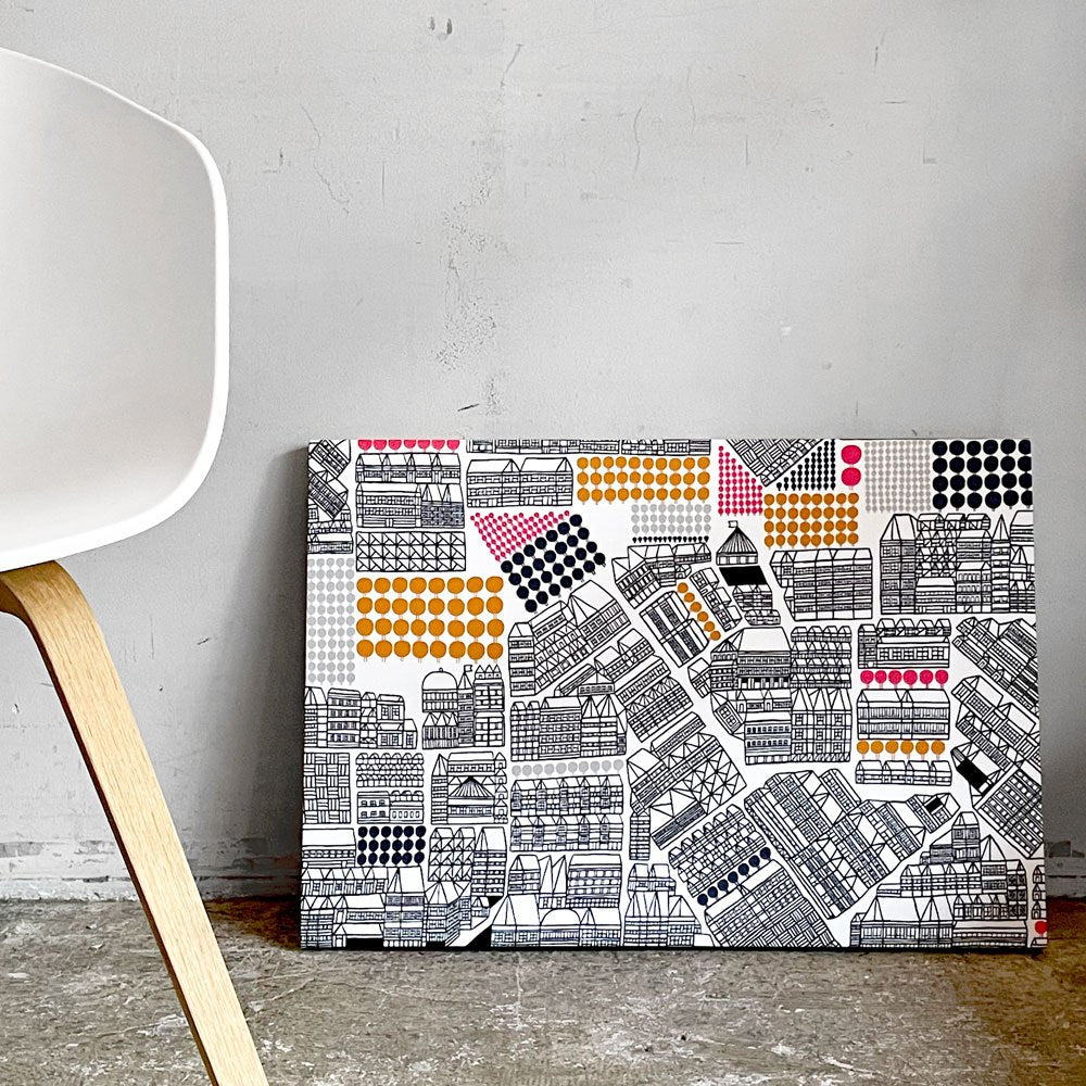 マリメッコ marimekko プイスト オサスト Puisto-osasto ファブリック パネル アイノ-マイヤ・メトソラ Aino-Maija Metsola コットン 北欧 フィンランド 廃番 ■