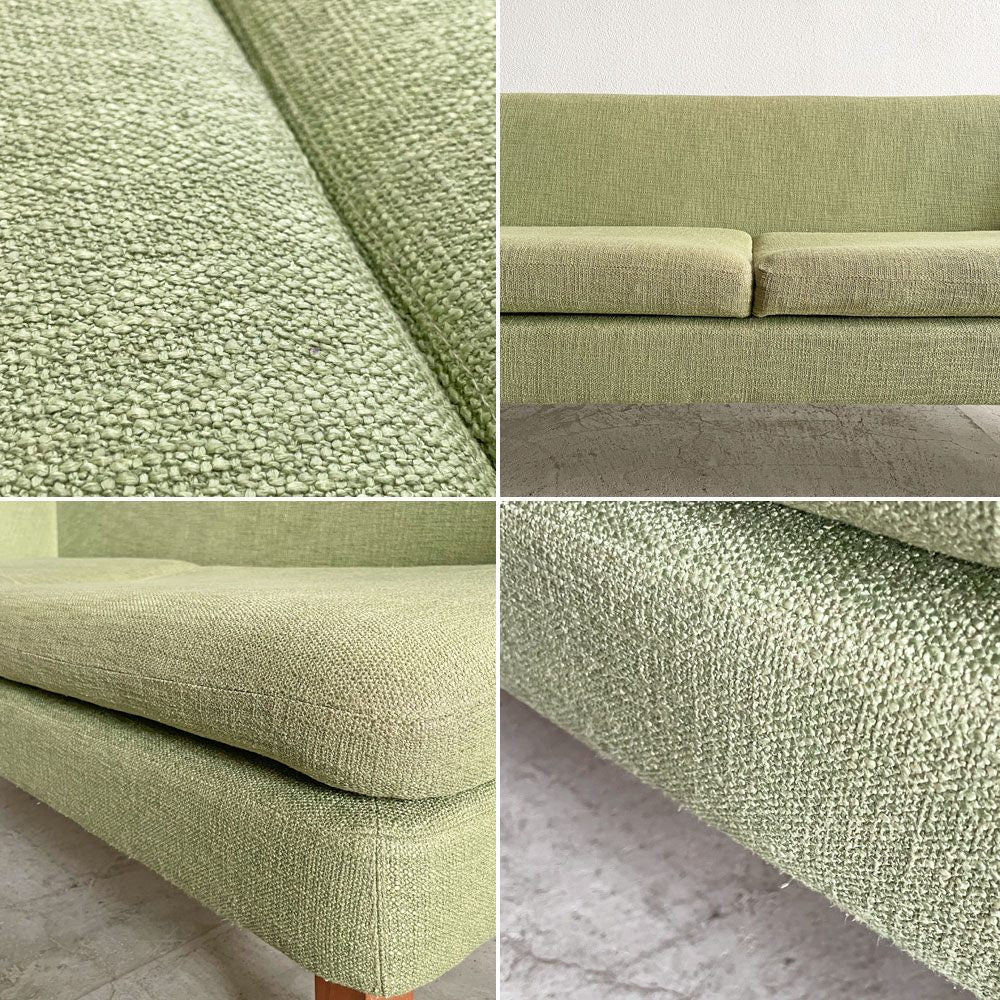 イデー IDEE シエラ SIERRA SOFA 2人掛けソファ ファブリック ライトグリーン系 アッシュ材 藤城成貴 受注生産品 定価￥239,900- 〓