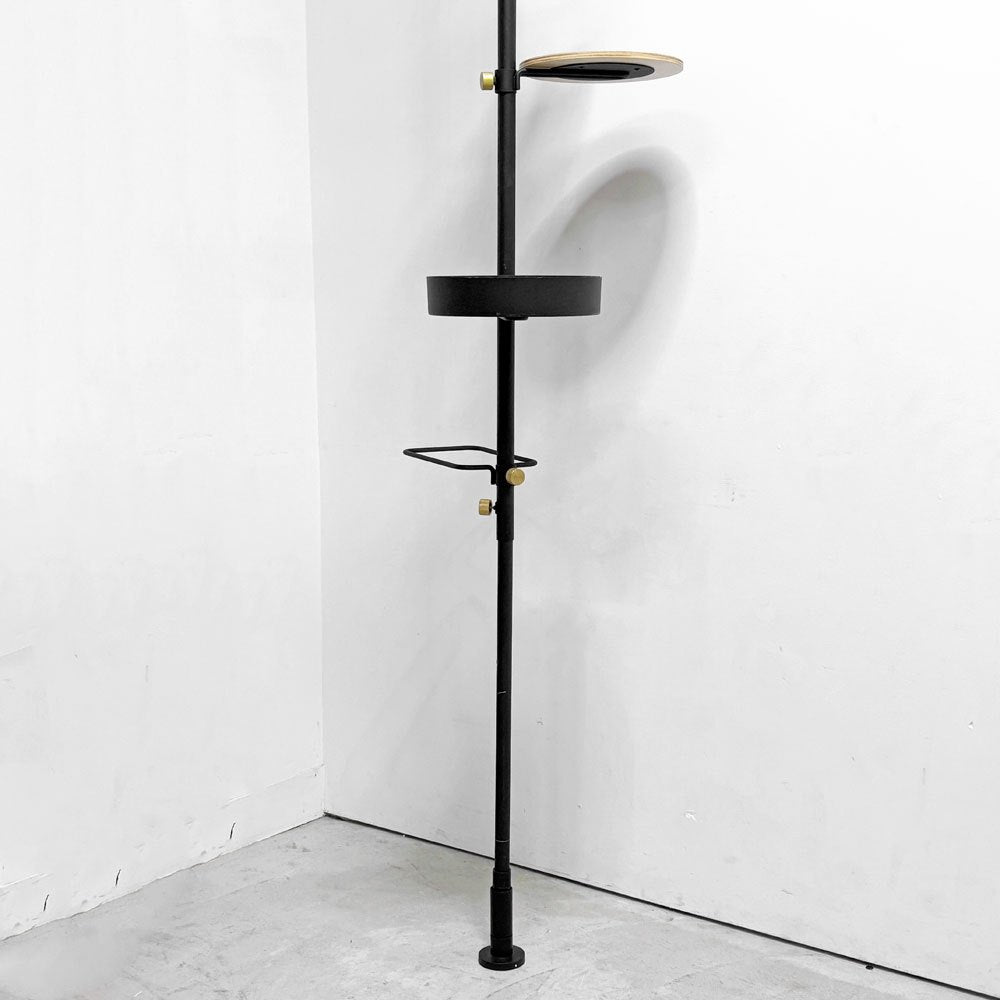 ドローアライン DRAW A LINE テンションロッド Tension Rod C + テーブル＆トレイ＆ブックスタンド＆フックA＆シューズラック付き ●