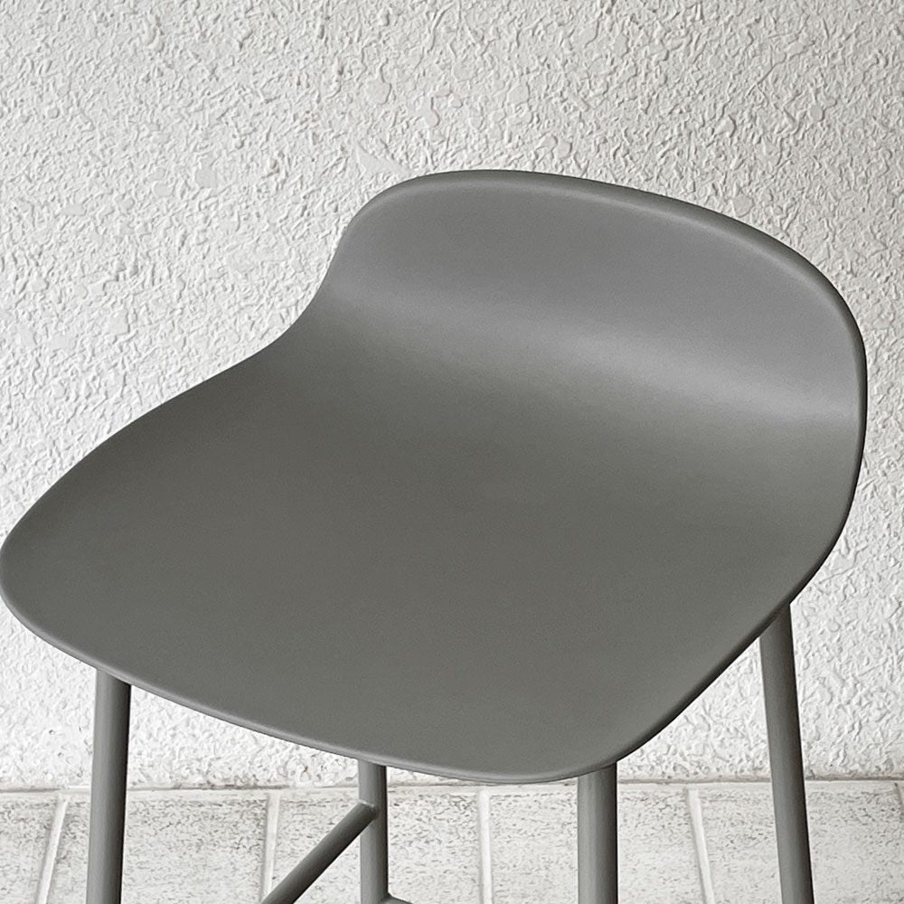 ノーマンコペンハーゲン normann COPENHAGEN フォーム Form バースツール グレー ポリプロピレン スチール デンマーク モダンデザイン 箱付 美品 ◇