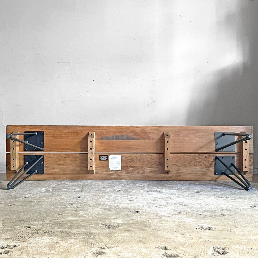 アクメファニチャー ACME Furniture ボゥディー BODIE ベンチ W150cm オーク材 アイアン インダストリアル 廃番 ■