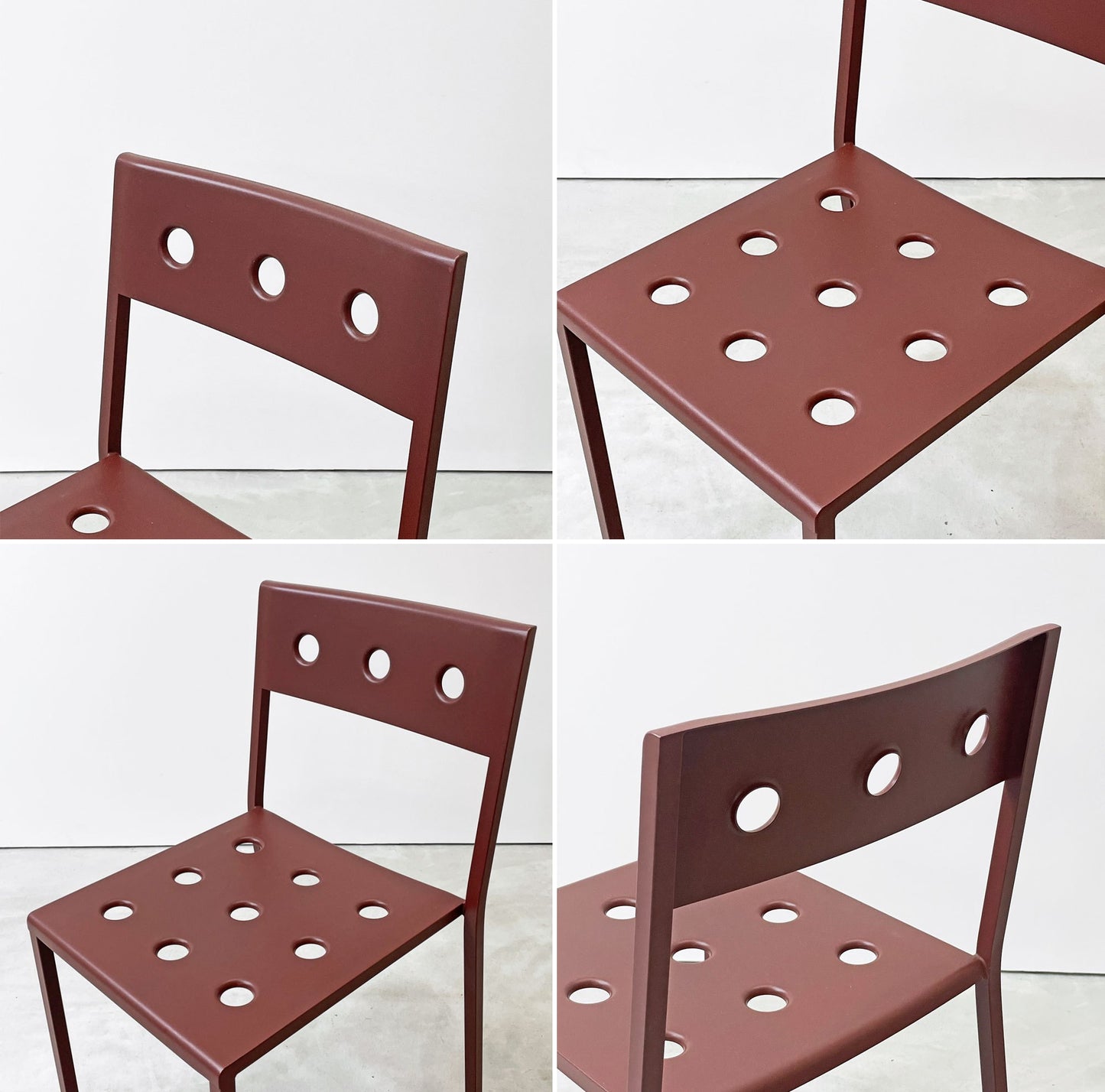 ヘイ HAY バルコニーチェア BALCONY CHAIR ダイニングチェア ガーデンチェア アイアンレッド ロナン＆エルワン・ブルレック 北欧 デンマーク C ●