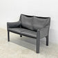 カッシーナ Cassina 414 CAB ラウンジアームチェア 2シーター キャブチェア 本革 マリオ・ベリーニ B 〓