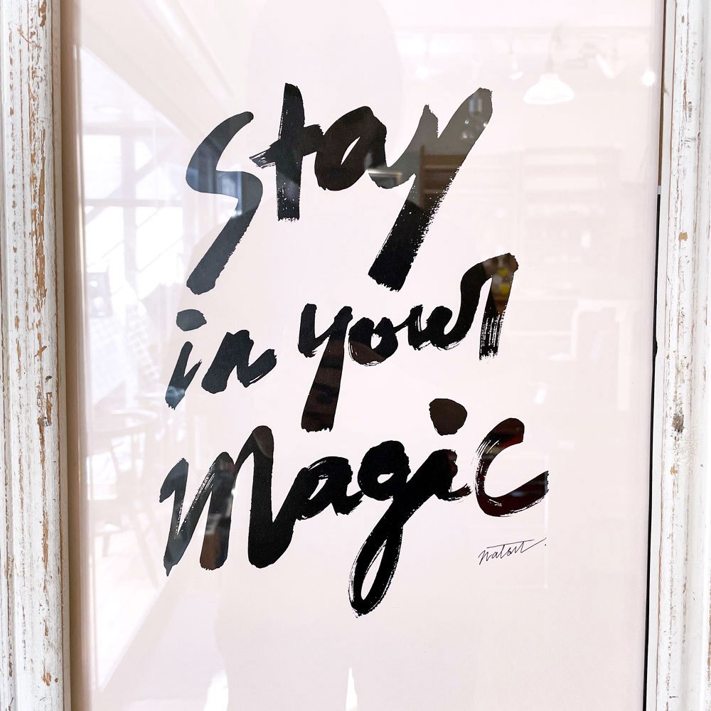 キャンディトーキョー CANDI TOKYO アートポスター Stay in your magic フレーム付 37×48.5cm ナツ NATSU ポップアップストアノベルティ 非売品 ◎