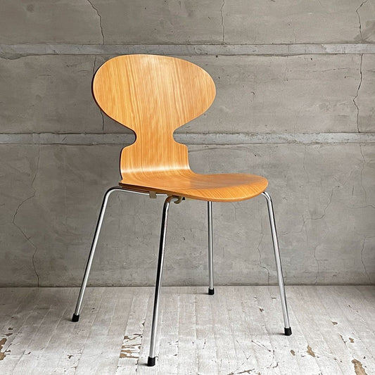 フリッツハンセン Fritz Hansen 3101 アントチェア 4本脚 ナチュラルビーチ材 ラッカー仕上げ アルネ・ヤコブセン 北欧家具 F ♪