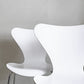 フリッツハンセン Fritz Hansen 3107 セブンチェア ホワイト ラッカー仕上げ スタッキング アルネ・ヤコブセン Arne Jacobsen デンマーク 北欧家具 A ■