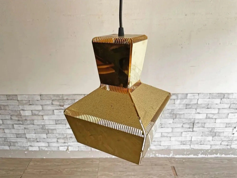 ピート・ヘイン・イーク PIET HEIN EEK HAND FOLDED LAMP 4 ブラス ペンダントライト 直付け 要電気工事 箱付き シボネ取扱 定価\132,000- ●