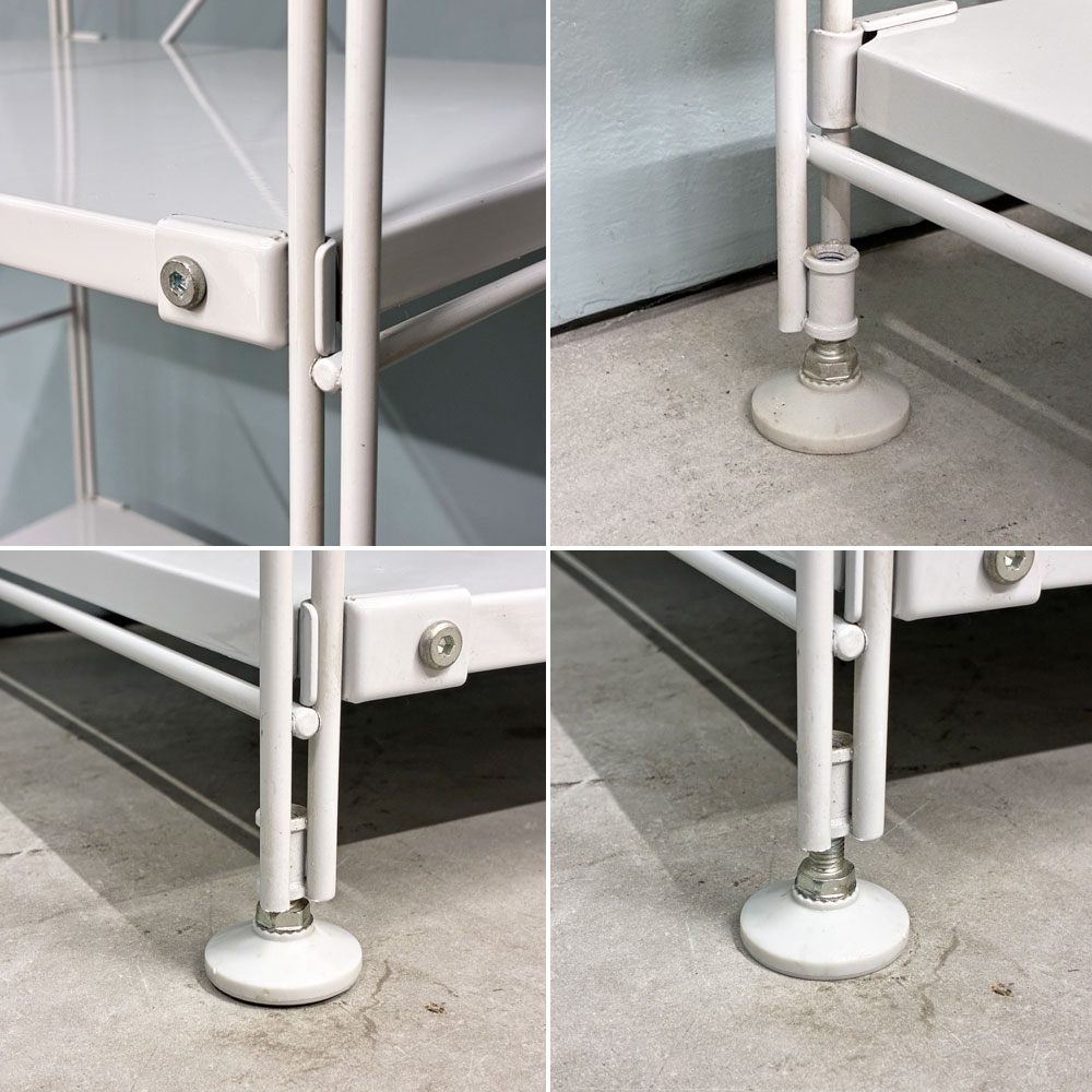 無印良品 MUJI スチールユニットシェルフ オープンシェルフ スチール棚 5段 W58 H175cm ◎